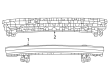 Dodge Charger Daytona Bumper Diagram - 68589027AB