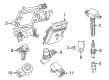 Jeep Ignition Coil Diagram - 68200296AA