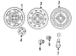 2005 Dodge Neon Spare Wheel Diagram - 4684695AB