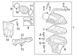 Dodge Challenger Air Filter Diagram - 68172459AA