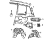 Jeep Fuel Door Diagram - 6XU97TZZAA
