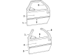 1993 Dodge Daytona Door Moldings Diagram - AX38TZZ