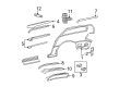 Chrysler Town & Country Fuel Filler Housing Diagram - 4860590AG