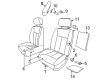 Dodge Dakota Armrest Diagram - MW081D5