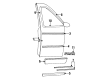 Chrysler Town & Country Door Moldings Diagram - 5017990AA
