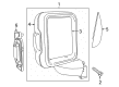 2024 Jeep Wrangler Car Mirror Diagram - 7GE08PGGAB
