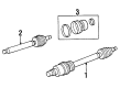 Chrysler Cirrus Axle Shaft Diagram - R2073683AC
