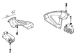 Dodge Dakota Engine Mount Bracket Diagram - 4348555