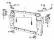 Jeep Cherokee Radiator Support Diagram - 68290157AA