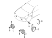 1997 Chrysler Sebring Horn Diagram - MR339665