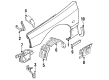 1994 Dodge Stealth Wheelhouse Diagram - MB698863