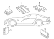 Dodge Viper Headlight Diagram - 4865944AB
