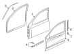 Dodge Durango Door Seal Diagram - 55257239AE