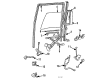 Dodge Colt Window Regulator Diagram - MB546626