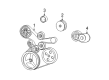 Jeep A/C Idler Pulley Diagram - 68211444AA
