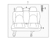 2004 Dodge Caravan Seat Cushion Diagram - ZA521J3AA