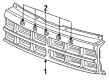 1994 Dodge Dakota Grille Diagram - 56003352