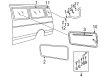 Dodge B350 Weather Strip Diagram - 4354952
