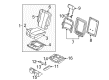 2006 Chrysler Pacifica Armrest Diagram - YM681L2AA
