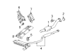 Jeep Compass Catalytic Converter Diagram - 5105131AD