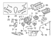 Dodge W150 Intake Manifold Gasket Diagram - 4897383AD