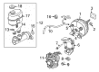 Dodge Durango Brake Booster Diagram - 68003623AC