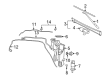 Ram 1500 Windshield Wiper Diagram - 55277449AD
