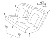 Chrysler Sebring Armrest Diagram - UP961L5AA