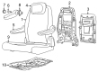 Chrysler Town & Country Seat Cushion Diagram - 5SU12HL5AA