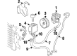 Jeep Wrangler Power Steering Pump Diagram - 52088018