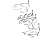 1997 Chrysler Sebring Exhaust Heat Shield Diagram - 4667665