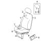 Chrysler PT Cruiser Seat Cushion Diagram - 5175680AA