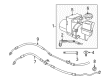Chrysler Power Steering Hose Diagram - 4584560AH