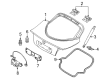 Dodge Viper Trunk Lid Latch Diagram - 5030356AB