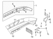 1999 Dodge Durango Bumper Diagram - 4897588AB
