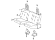 2006 Dodge Dakota Seat Cushion Diagram - 1BB451J3AA