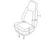2003 Jeep Grand Cherokee Seat Cover Diagram - XS001T5AA
