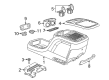 Chrysler Center Console Diagram - 5RJ902D2AM