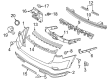 2012 Jeep Grand Cherokee Bumper Diagram - 68078314AC