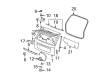 Jeep Tailgate Lock Diagram - 4589122AA