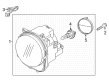 Jeep Renegade Headlight Diagram - 68360351AA