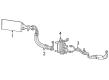 2022 Jeep Grand Cherokee Transmission Oil Cooler Hose Diagram - 68379708AF