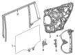 Jeep Grand Cherokee L Window Regulator Diagram - 68499694AA