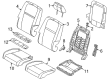 2014 Dodge Journey Seat Cushion Diagram - 68096259AA
