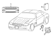 Chrysler Crossfire Car Speakers Diagram - 5102803AA