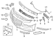 Chrysler 300 Bumper Diagram - 68127939AE