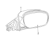 Chrysler Car Mirror Diagram - 4806871AL