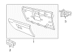 2008 Dodge Ram 2500 Glove Box Diagram - 1DB901DHAA