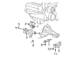 Chrysler Aspen Transmission Mount Diagram - 52021777AB