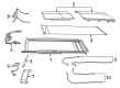 2016 Chrysler 200 Sunroof Diagram - 68231388AA
